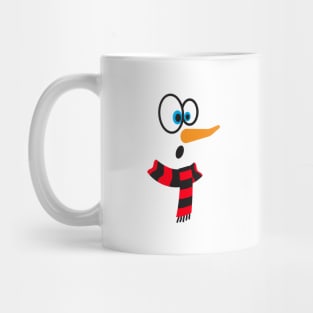 snowman face Mug